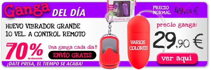 ganga diaria huevo vibrador a control remoto