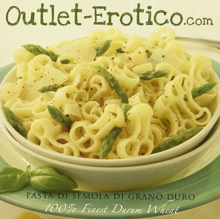 pasta en forma de pene